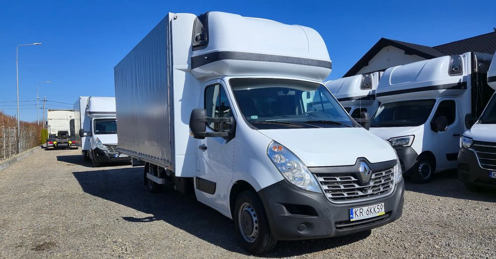 Renault Master 2x +zabudowa 12 palet-reg wysokości Spanie XXL - شاحنة ستارة جانبية: صورة 1 Renault Master 2x +zabudowa 12 palet-reg wysokości Spanie XXL - شاحنة ستارة جانبية: صورة 1