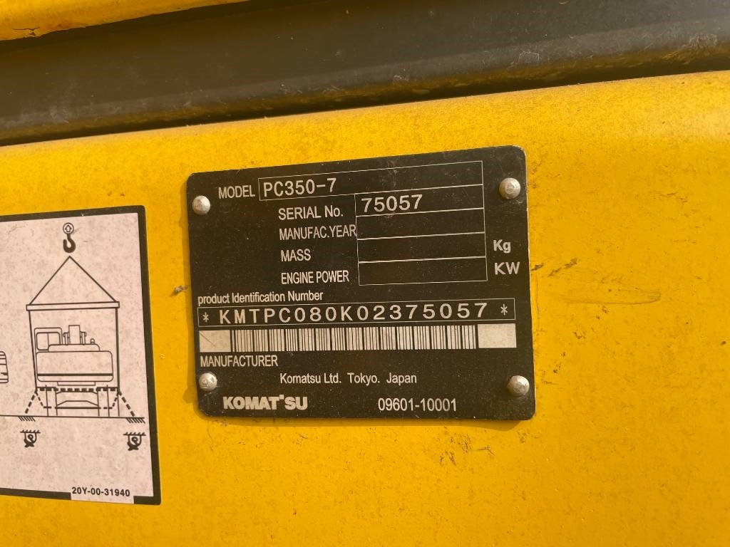 Komatsu PC 350 - حفار زحاف: صورة 4 Komatsu PC 350 - حفار زحاف: صورة 4
