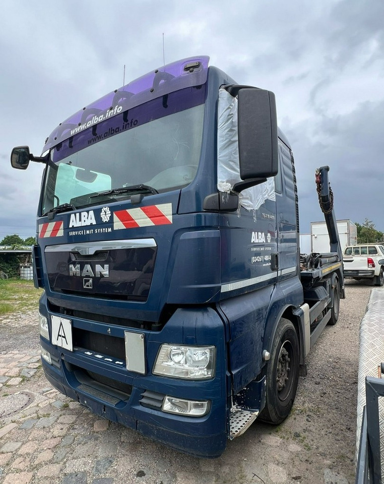 MAN Inny MAN Man TGX 18.400 Bramowiec hakowiec Meiler Model 2012 - شاحنة نقل المخلفات: صورة 1 MAN Inny MAN Man TGX 18.400 Bramowiec hakowiec Meiler Model 2012 - شاحنة نقل المخلفات: صورة 1