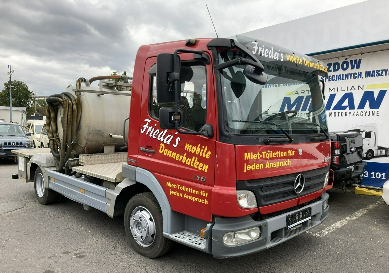 Mercedes-Benz Atego Atego716 Toitoi dowywozu WC Asanizacyjny Wuko Kanalizacja Toi Toi 20 - شاحنة الشفط: صورة 1 Mercedes-Benz Atego Atego716 Toitoi dowywozu WC Asanizacyjny Wuko Kanalizacja Toi Toi 20 - شاحنة الشفط: صورة 1