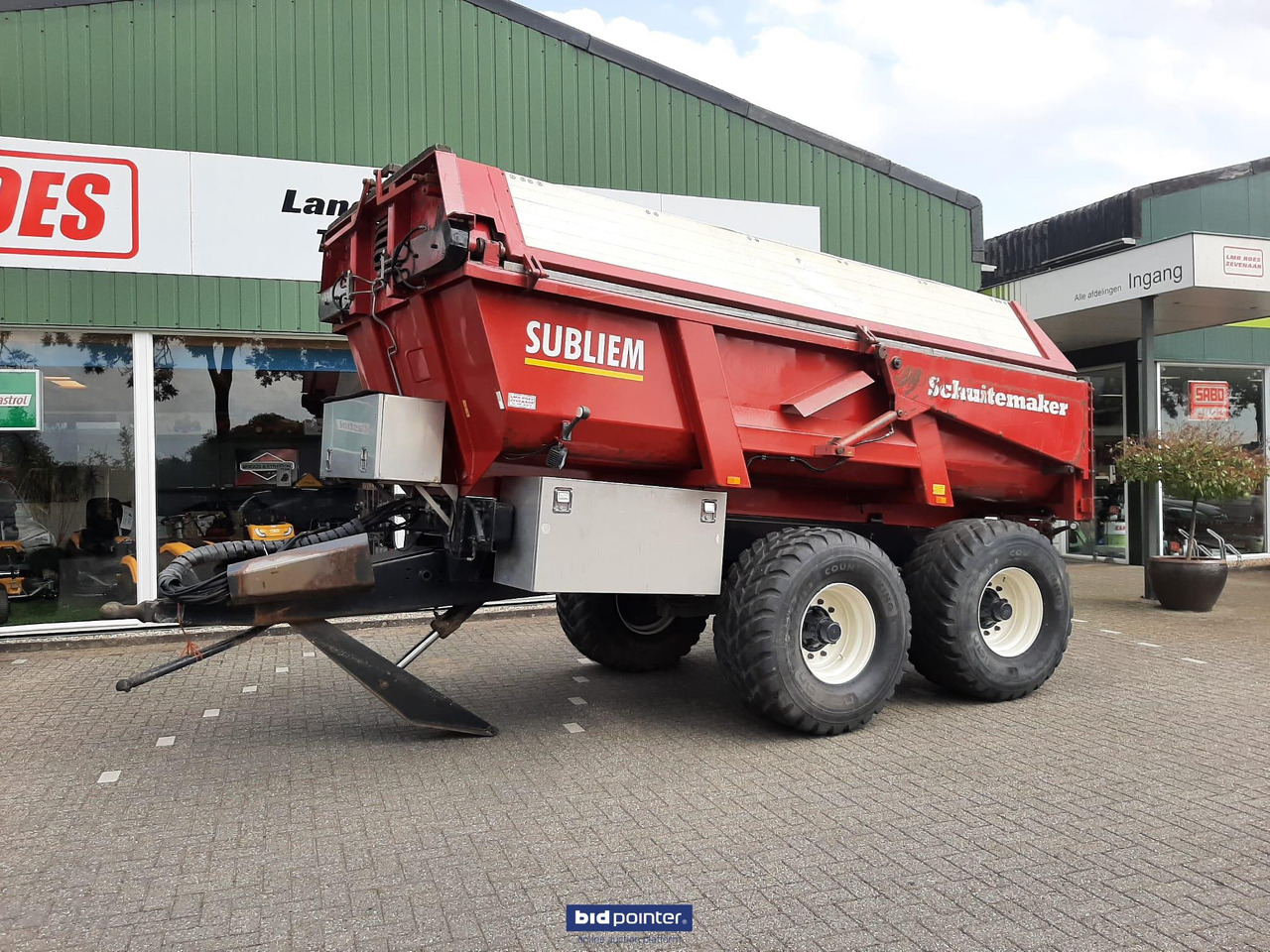 Schuitemaker Subliem 200 zandkipper / gronddumper - مقطورة زراعية قلابة: صورة 1 Schuitemaker Subliem 200 zandkipper / gronddumper - مقطورة زراعية قلابة: صورة 1
