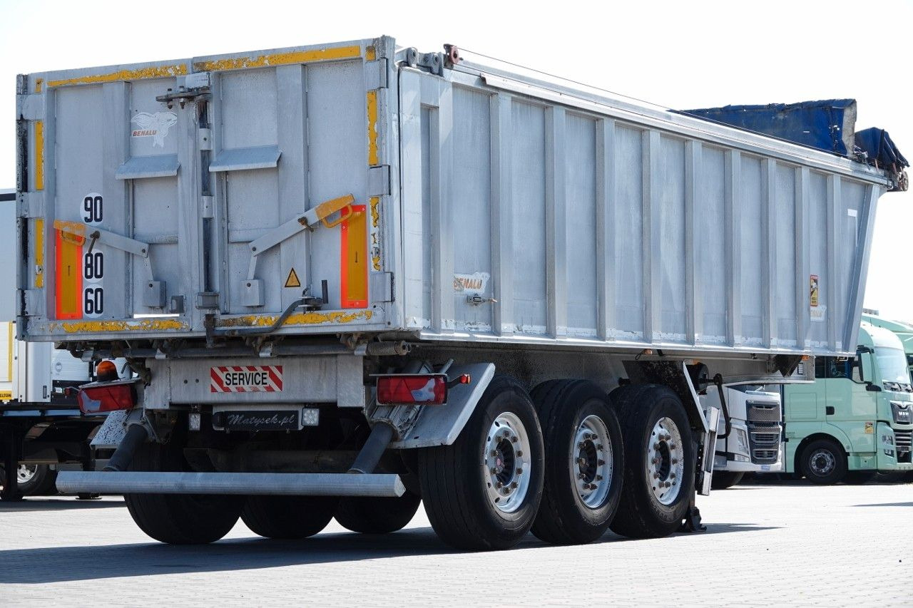Benalu WYWROTKA / 28 m3 / ALUMINIOWA / OŚ PODNOSZONA / - قلابة نصف مقطورة نصف مقطورة قلابة: صورة 5 Benalu WYWROTKA / 28 m3 / ALUMINIOWA / OŚ PODNOSZONA / - قلابة نصف مقطورة نصف مقطورة قلابة: صورة 5