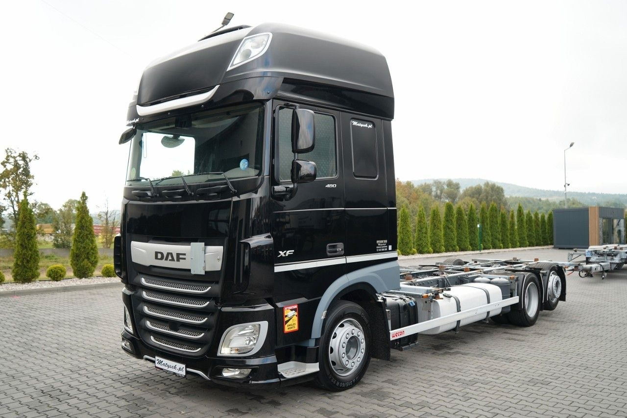 DAF XF 480 / BDF / 6X2 / SSC / I-PARK COOL / OŚ POD - شاحنات الحاويات / جسم علوي قابل للتغيير شاحنة: صورة 1 DAF XF 480 / BDF / 6X2 / SSC / I-PARK COOL / OŚ POD - شاحنات الحاويات / جسم علوي قابل للتغيير شاحنة: صورة 1
