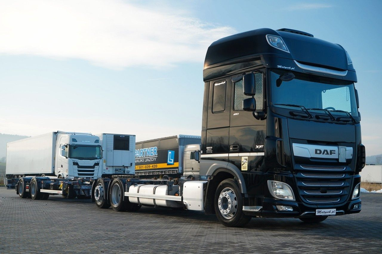 DAF XF 480 / BDF / 6X2 / ZESTAW TANDEM / SSC / I-PAR - شاحنات الحاويات / جسم علوي قابل للتغيير شاحنة: صورة 4 DAF XF 480 / BDF / 6X2 / ZESTAW TANDEM / SSC / I-PAR - شاحنات الحاويات / جسم علوي قابل للتغيير شاحنة: صورة 4