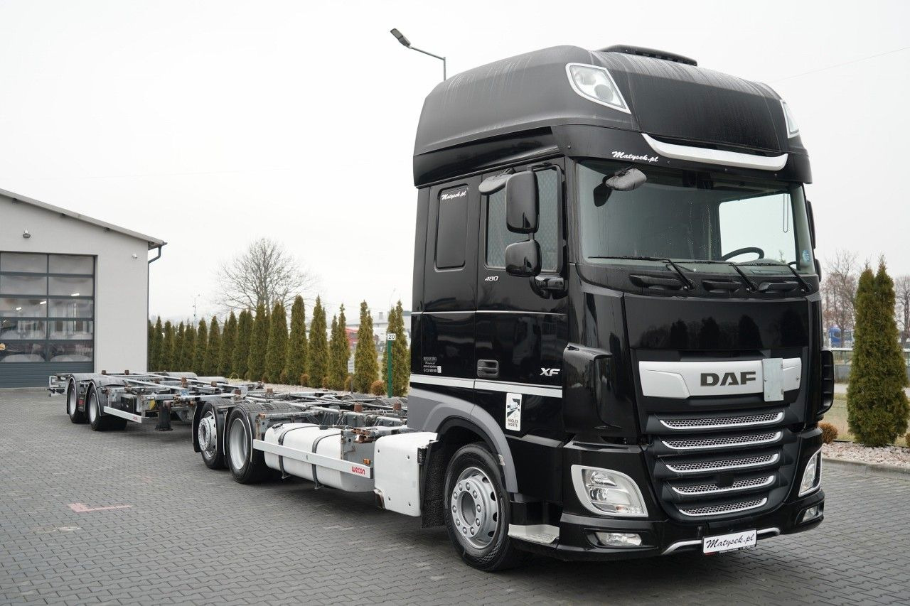 DAF XF 480 / BDF / 6X2 / ZESTAW TANDEM / SSC / I-PAR - شاحنات الحاويات / جسم علوي قابل للتغيير شاحنة: صورة 2 DAF XF 480 / BDF / 6X2 / ZESTAW TANDEM / SSC / I-PAR - شاحنات الحاويات / جسم علوي قابل للتغيير شاحنة: صورة 2