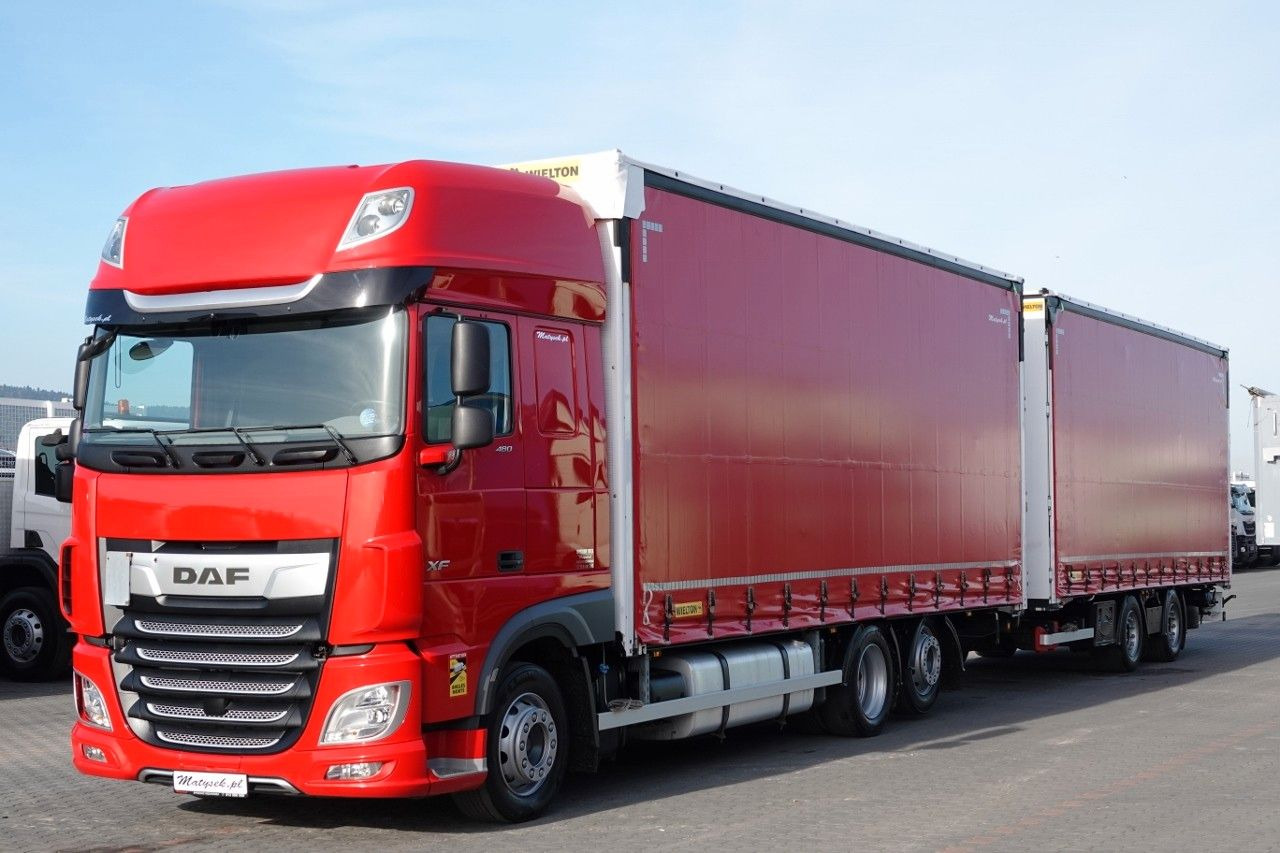 DAF XF 480 / ZESTAW TANDEM / 120 M3 / PRZEJAZDOWY / - شاحنة ستارة: صورة 2 DAF XF 480 / ZESTAW TANDEM / 120 M3 / PRZEJAZDOWY / - شاحنة ستارة: صورة 2