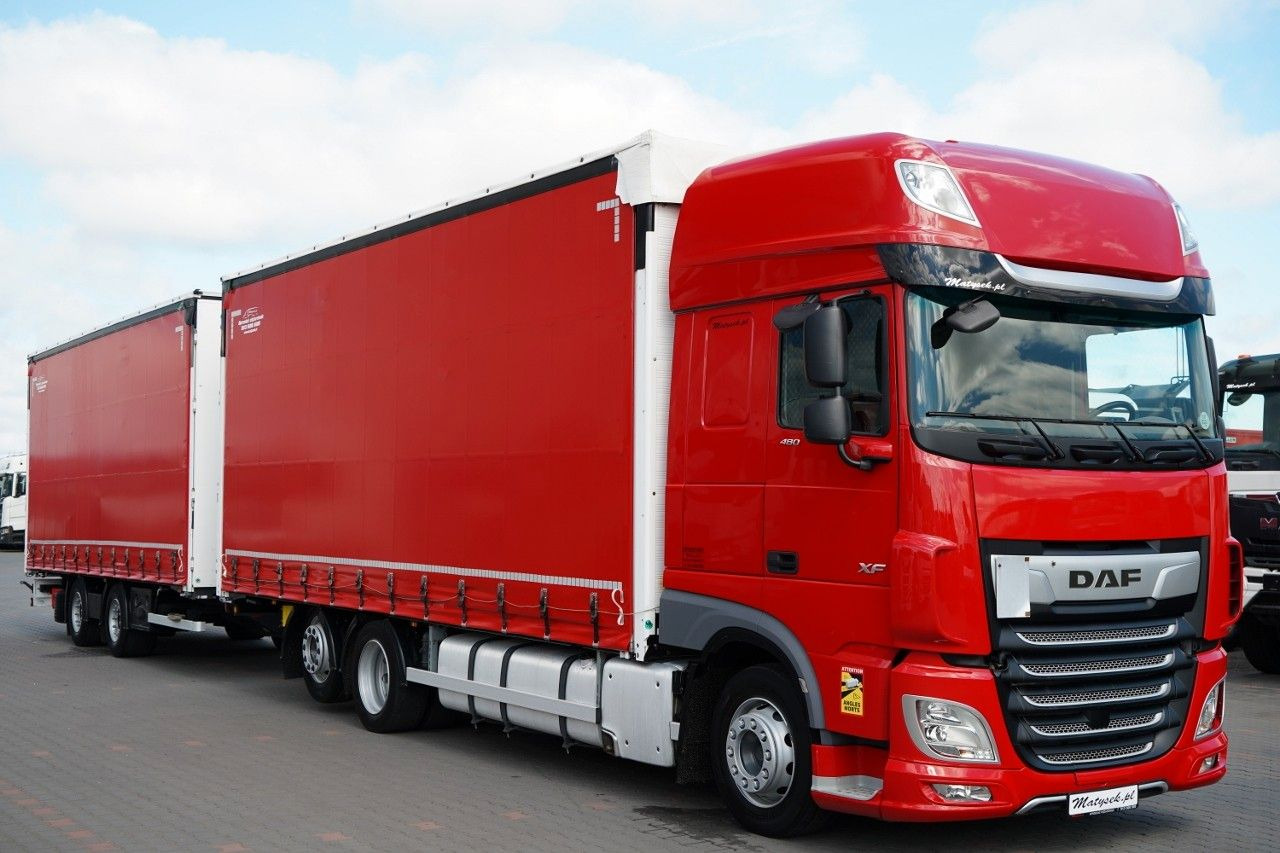 DAF XF 480 / ZESTAW TANDEM / 120 M3 / PRZEJAZDOWY / - شاحنة ستارة: صورة 1 DAF XF 480 / ZESTAW TANDEM / 120 M3 / PRZEJAZDOWY / - شاحنة ستارة: صورة 1
