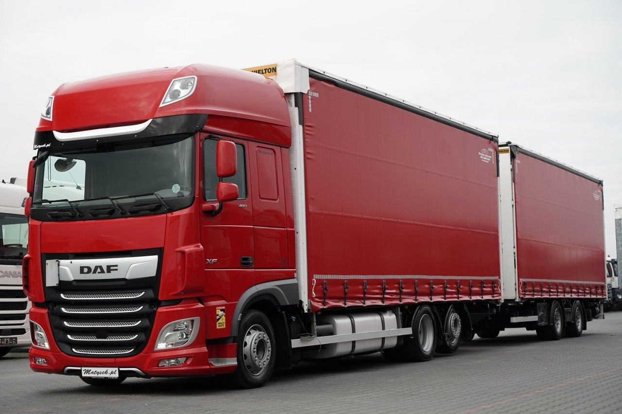 DAF XF 480 / ZESTAW TANDEM / 120 M3 / PRZEJAZDOWY / - شاحنة ستارة: صورة 1 DAF XF 480 / ZESTAW TANDEM / 120 M3 / PRZEJAZDOWY / - شاحنة ستارة: صورة 1