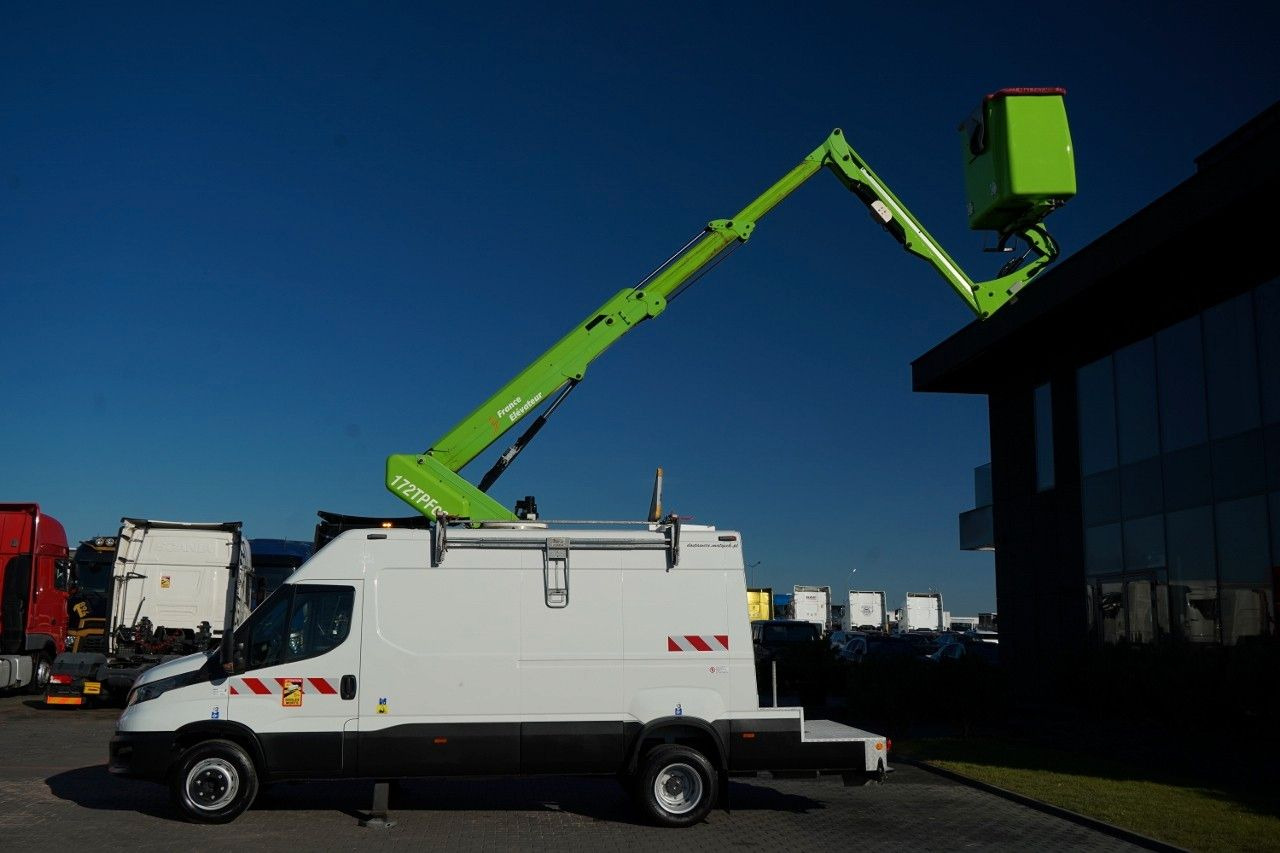 Iveco DAILY 70-180 / PODNOŚNIK KOSZOWY - 16 m / BLASZ - منصة تلسكوبية محمولة على شاحنة: صورة 4 Iveco DAILY 70-180 / PODNOŚNIK KOSZOWY - 16 m / BLASZ - منصة تلسكوبية محمولة على شاحنة: صورة 4