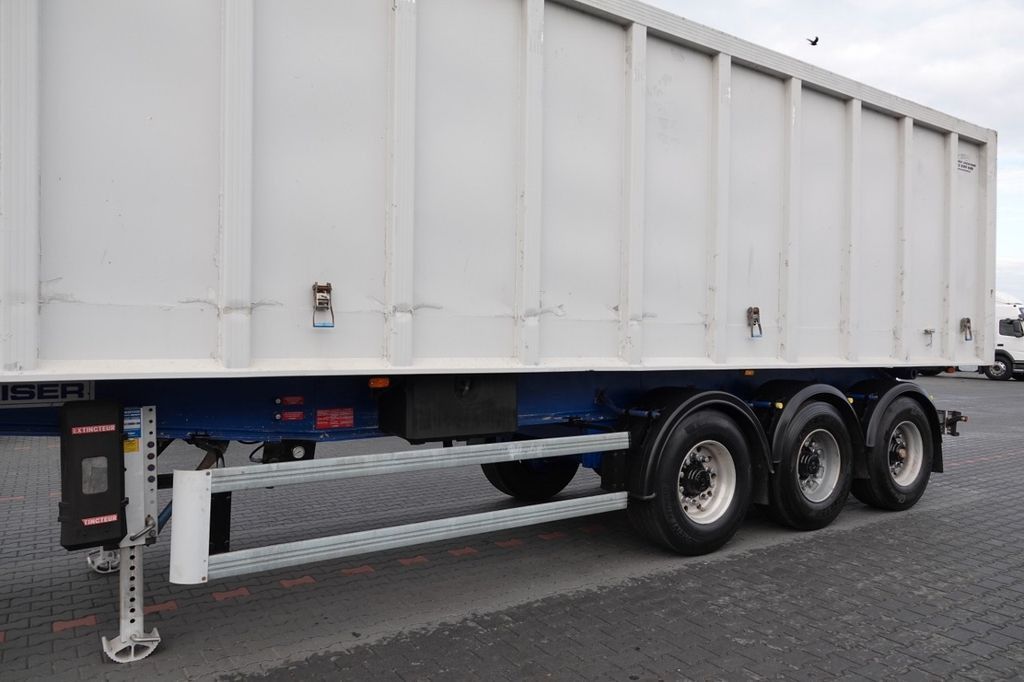 نصف مقطورة ستارة Kaiser WYWROTKA 55 m3 / ALUMINIOWA / WAGA: 5900 KG / SP: صورة 12