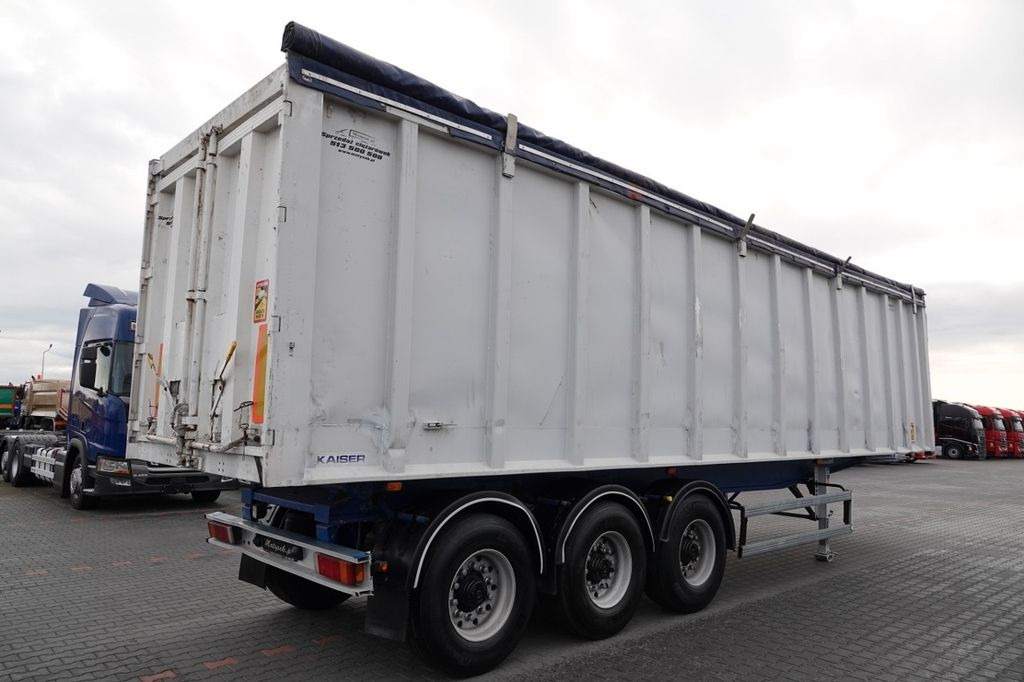 نصف مقطورة ستارة Kaiser WYWROTKA 55 m3 / ALUMINIOWA / WAGA: 5900 KG / SP: صورة 6