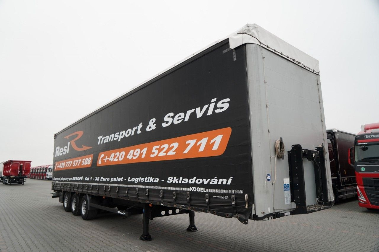 Kögel FIRANKA / MEGA / OŚ PODNOSZONA / OSIE SAF / DACH - نصف مقطورة ستارة: صورة 2 Kögel FIRANKA / MEGA / OŚ PODNOSZONA / OSIE SAF / DACH - نصف مقطورة ستارة: صورة 2