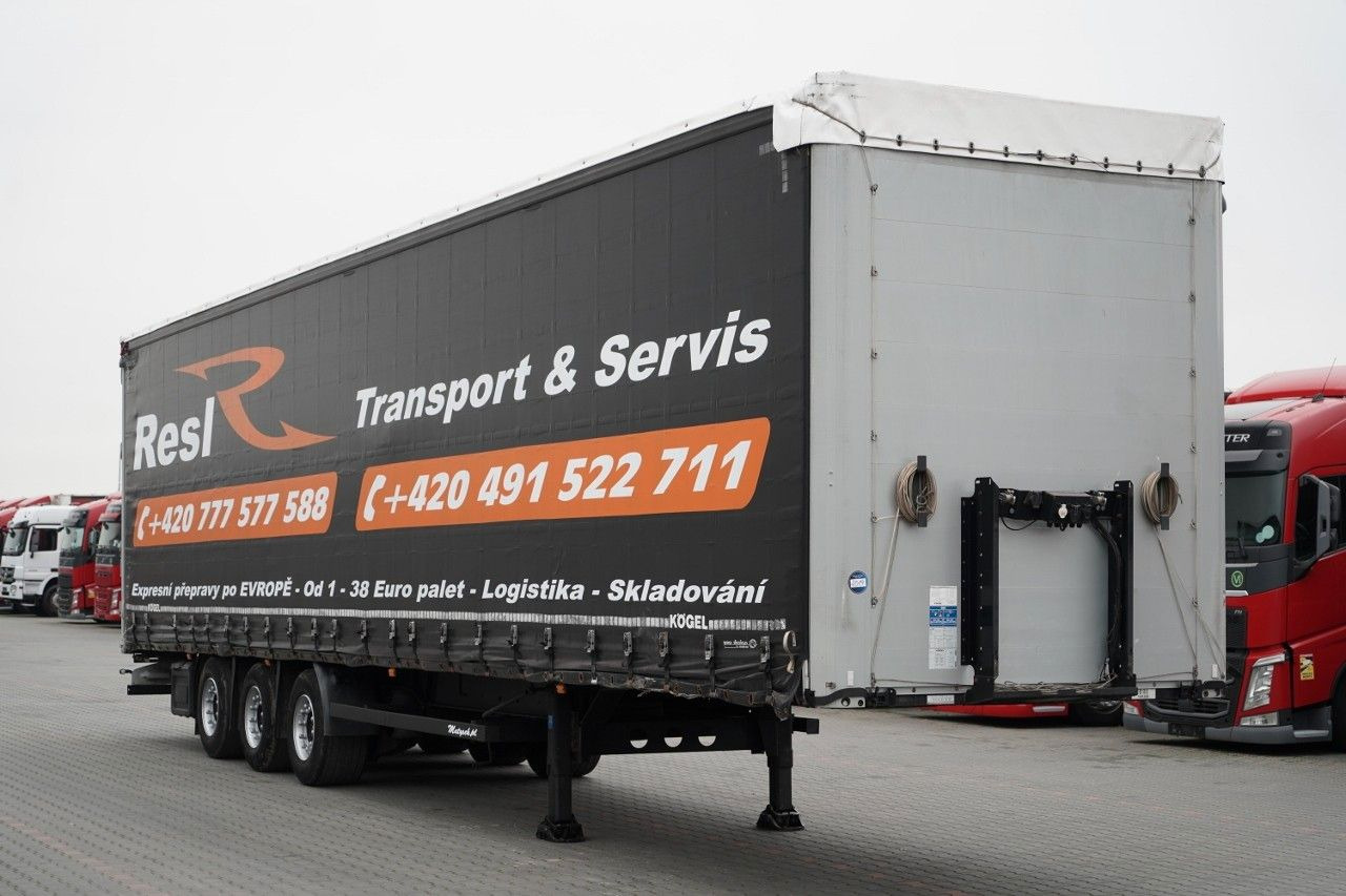 Kögel FIRANKA / MEGA / OŚ PODNOSZONA / OSIE SAF / DACH - نصف مقطورة ستارة: صورة 1 Kögel FIRANKA / MEGA / OŚ PODNOSZONA / OSIE SAF / DACH - نصف مقطورة ستارة: صورة 1