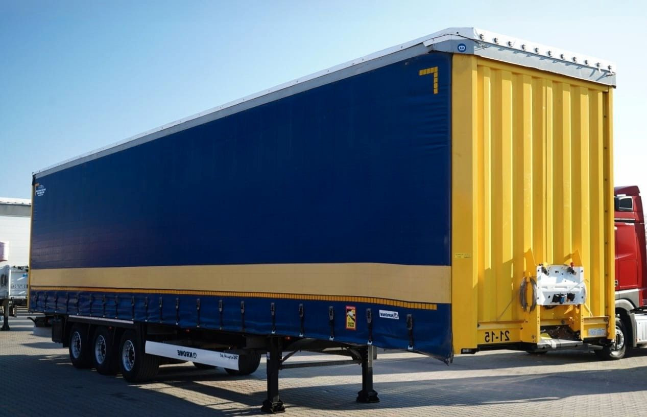 Krone FIRANKA / MEGA / DACH PODNOSZONY / LOW DECK - نصف مقطورة ستارة: صورة 1 Krone FIRANKA / MEGA / DACH PODNOSZONY / LOW DECK - نصف مقطورة ستارة: صورة 1