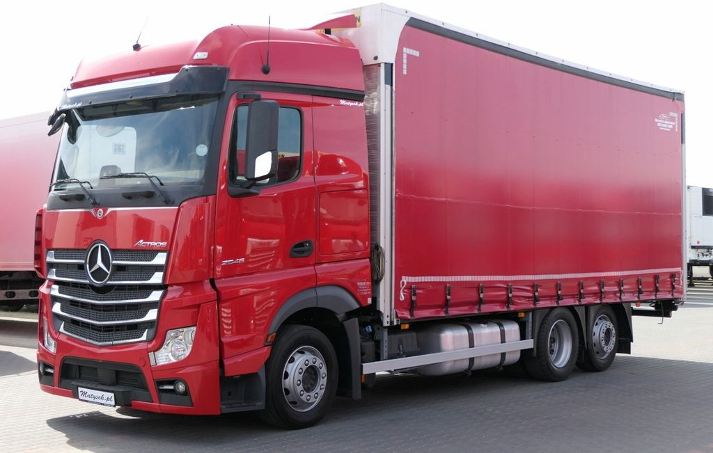 Mercedes-Benz ACTROS 25. 480 / FIRANKA / PODNOSZONY DACH / 3 o - شاحنة ستارة: صورة 1 Mercedes-Benz ACTROS 25. 480 / FIRANKA / PODNOSZONY DACH / 3 o - شاحنة ستارة: صورة 1