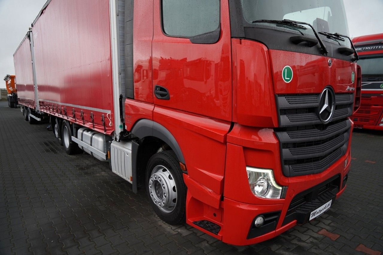 Mercedes-Benz ACTROS 2545 / ZESTAW TANDEM 120 M3 / PRZEJAZDOWY - شاحنة ستارة: صورة 5 Mercedes-Benz ACTROS 2545 / ZESTAW TANDEM 120 M3 / PRZEJAZDOWY - شاحنة ستارة: صورة 5