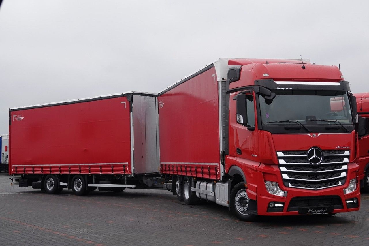 Mercedes-Benz ACTROS 2548 / ZESTAW TANDEM 120 M3 / PRZEJAZDOWY - شاحنة ستارة: صورة 3 Mercedes-Benz ACTROS 2548 / ZESTAW TANDEM 120 M3 / PRZEJAZDOWY - شاحنة ستارة: صورة 3