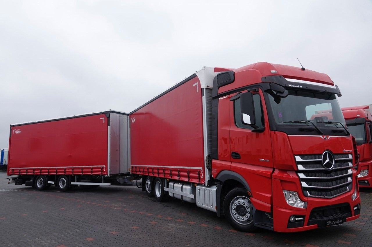 Mercedes-Benz ACTROS 2548 / ZESTAW TANDEM 120 M3 / PRZEJAZDOWY - شاحنة ستارة: صورة 4 Mercedes-Benz ACTROS 2548 / ZESTAW TANDEM 120 M3 / PRZEJAZDOWY - شاحنة ستارة: صورة 4