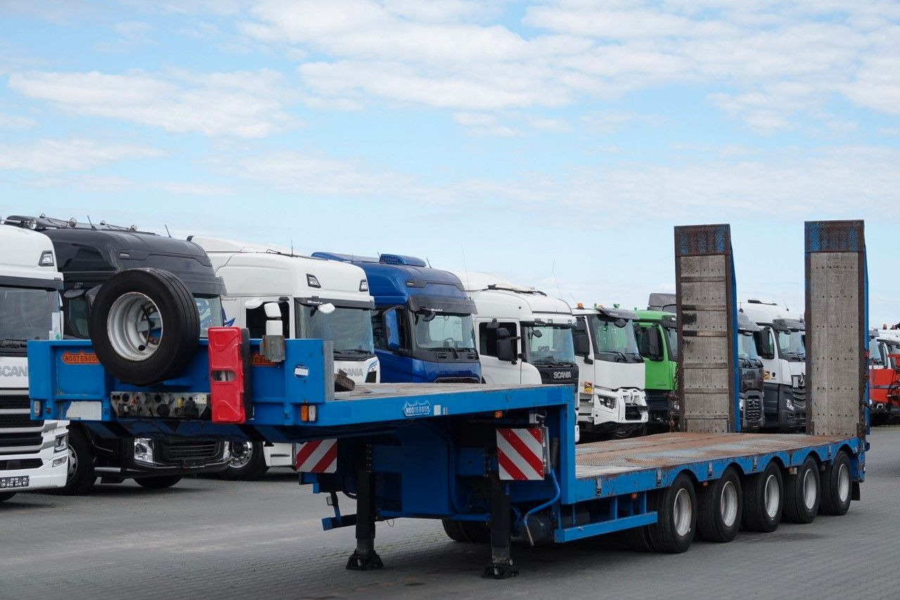 Nooteboom NISKOPODWOZIE / DMC: 80 000 KG / 5 OSI / SKRĘTNE - عربة منخفضة مسطحة نصف مقطورة: صورة 4 Nooteboom NISKOPODWOZIE / DMC: 80 000 KG / 5 OSI / SKRĘTNE - عربة منخفضة مسطحة نصف مقطورة: صورة 4