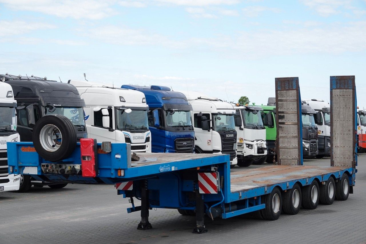 Nooteboom NISKOPODWOZIE / DMC: 80 000 KG / 5 OSI / SKRĘTNE - عربة منخفضة مسطحة نصف مقطورة: صورة 3 Nooteboom NISKOPODWOZIE / DMC: 80 000 KG / 5 OSI / SKRĘTNE - عربة منخفضة مسطحة نصف مقطورة: صورة 3