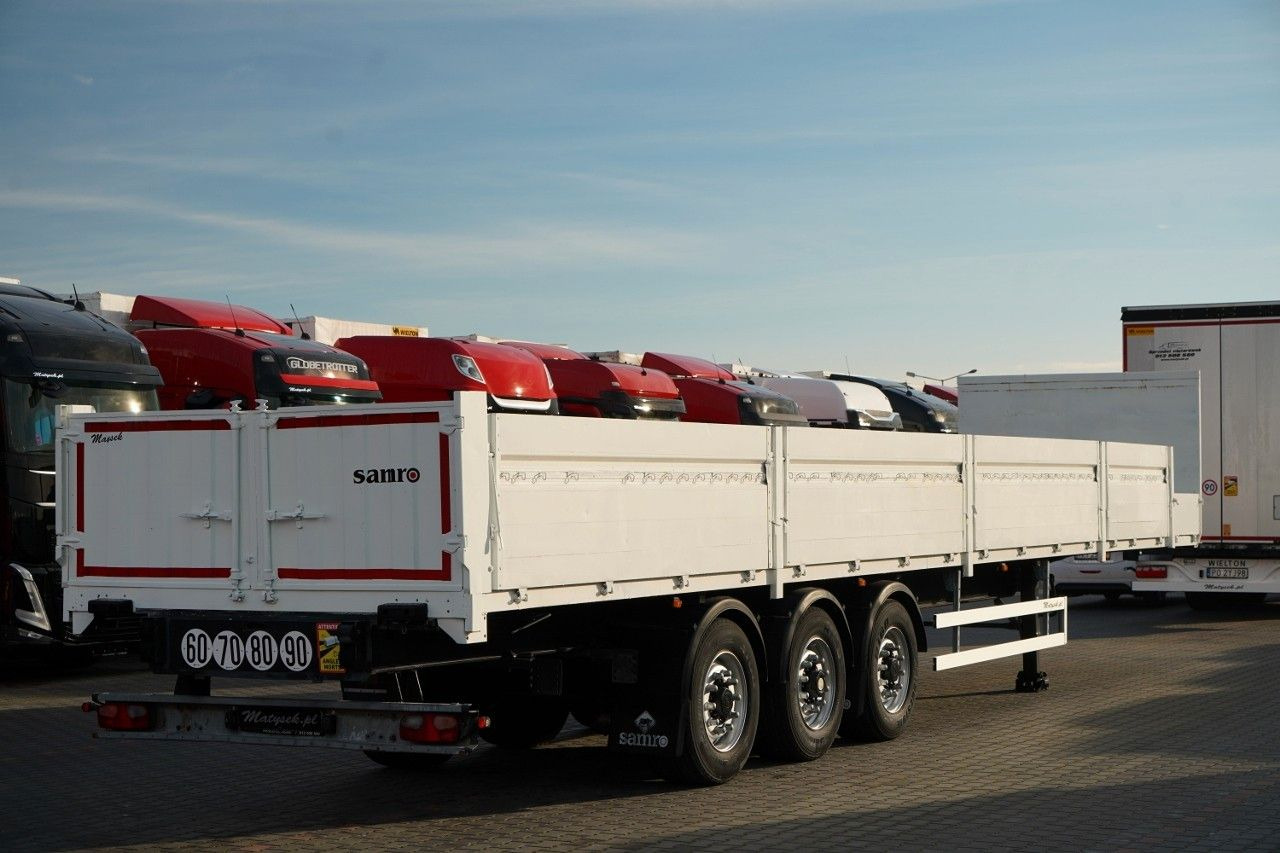 مقطورة لنقل المعدات SAMRO NACZEPA  /  BURTOWA  /  RYFLOWANA PODŁOGA: صورة 6