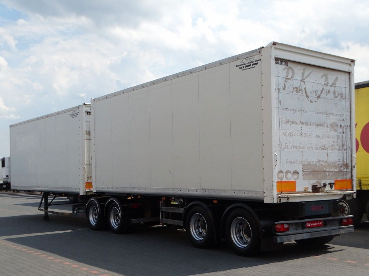 Samro JUMBO VEHICULAR BOX- 7,3 M + 7,3 M/KOFFER TANDEM - نصف مقطورة صندوق مغلق: صورة 5 Samro JUMBO VEHICULAR BOX- 7,3 M + 7,3 M/KOFFER TANDEM - نصف مقطورة صندوق مغلق: صورة 5