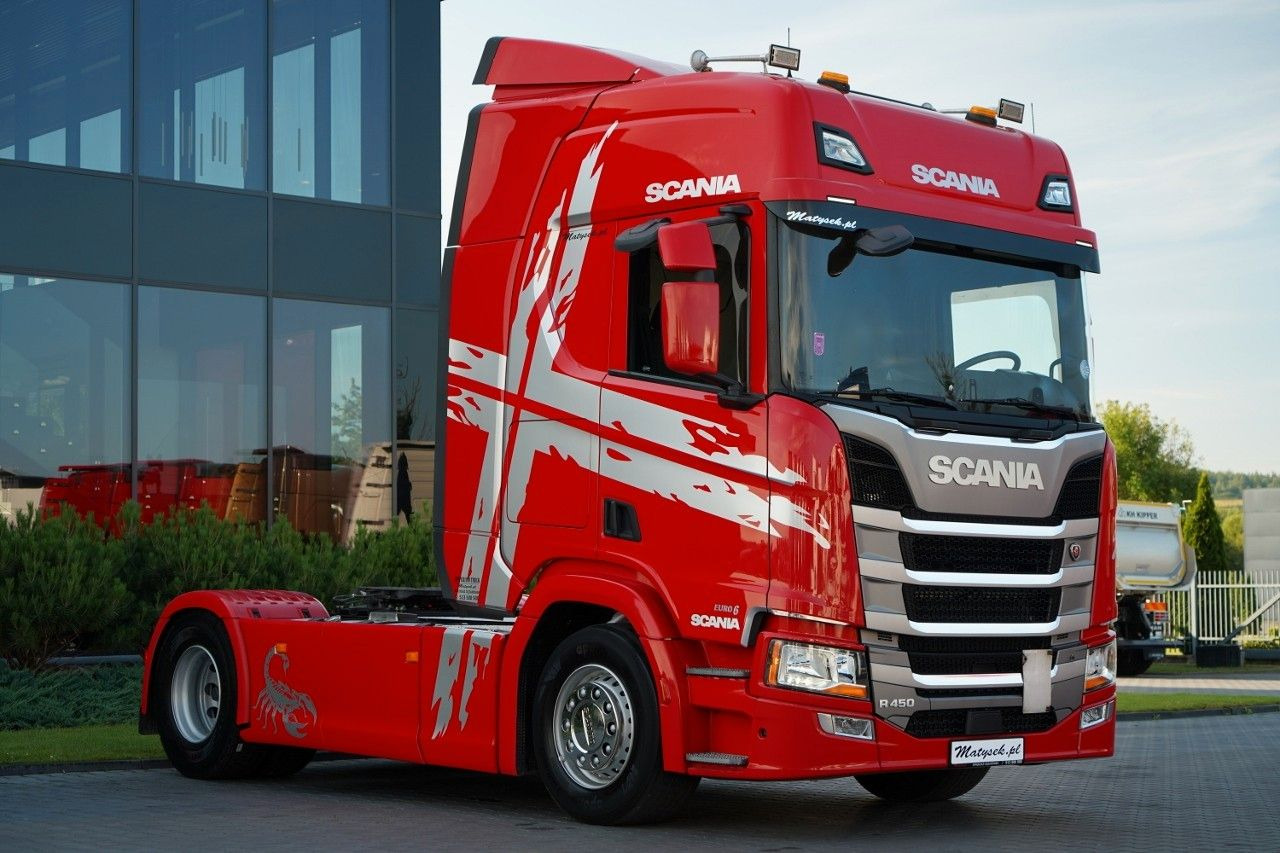 Scania R 450 / OPONY 100% / PO KONTRAKCIE SERWISOWYM - وحدة جر: صورة 1 Scania R 450 / OPONY 100% / PO KONTRAKCIE SERWISOWYM - وحدة جر: صورة 1