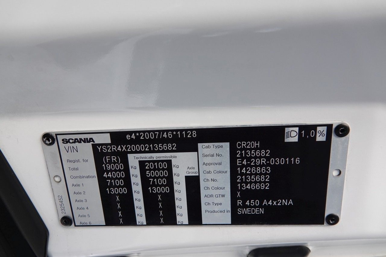 وحدة جر Scania R 450 / RETARDER / I-PARK COOL / OPONY 100% / PO: صورة 18