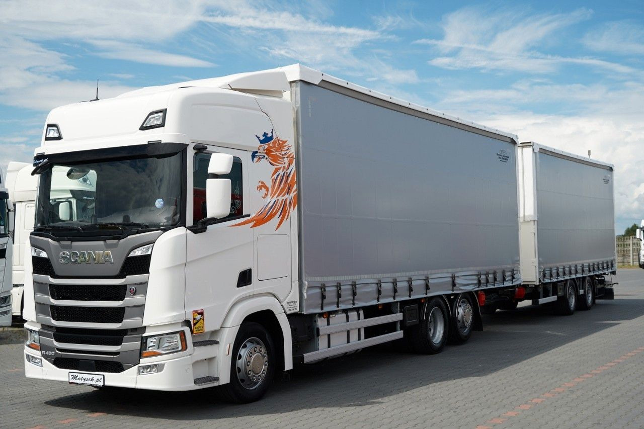 Scania R 450 / ZESTAW TANDEM 120 M3 / PRZEJAZDOWY / OŚ - شاحنة ستارة: صورة 1 Scania R 450 / ZESTAW TANDEM 120 M3 / PRZEJAZDOWY / OŚ - شاحنة ستارة: صورة 1