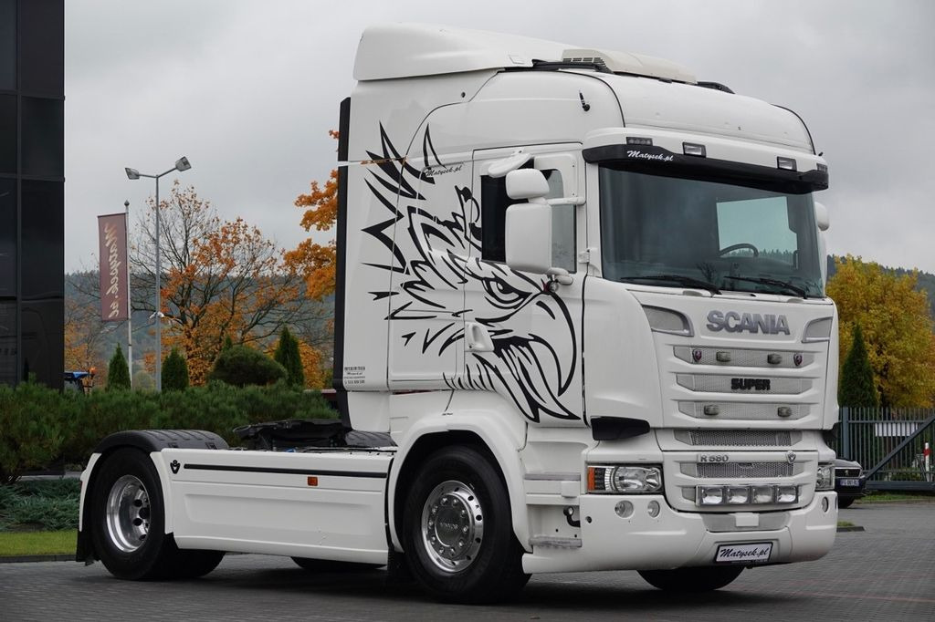 Scania R 580 / V8 / RETARDER / CAŁA NA PODUSZKACH - وحدة جر: صورة 1 Scania R 580 / V8 / RETARDER / CAŁA NA PODUSZKACH - وحدة جر: صورة 1