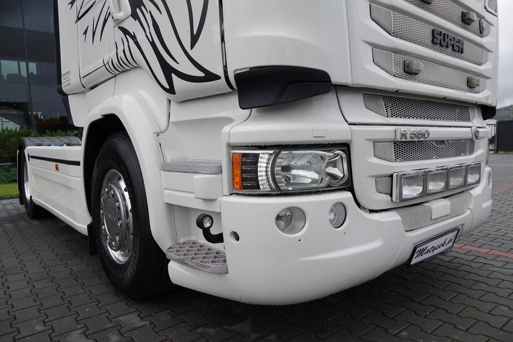 وحدة جر Scania R 580 / V8 / RETARDER / CAŁA NA PODUSZKACH: صورة 7