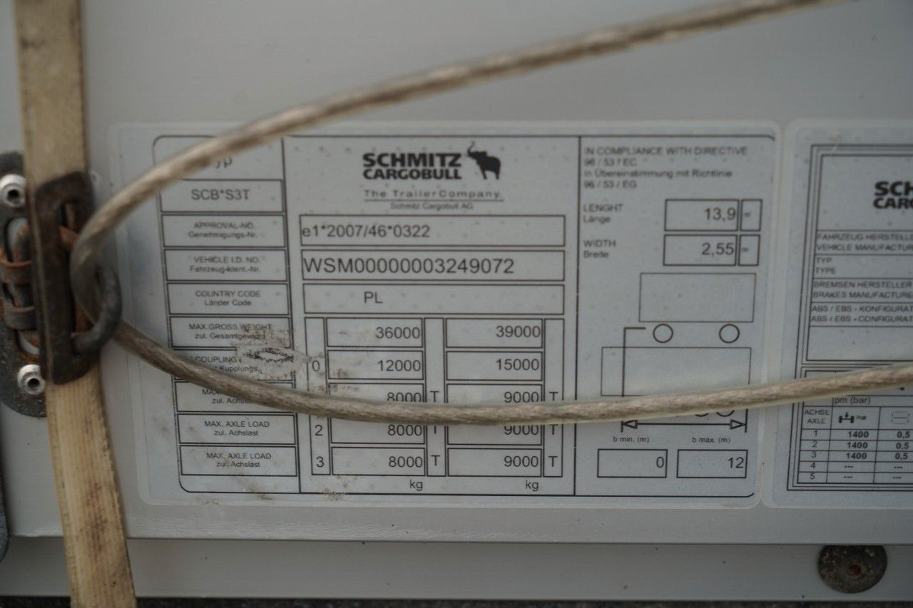 نصف مقطورة ستارة Schmitz Cargobull FIRANKA / BURTOWA / STANDARD: صورة 24 نصف مقطورة ستارة Schmitz Cargobull FIRANKA / BURTOWA / STANDARD: صورة 24