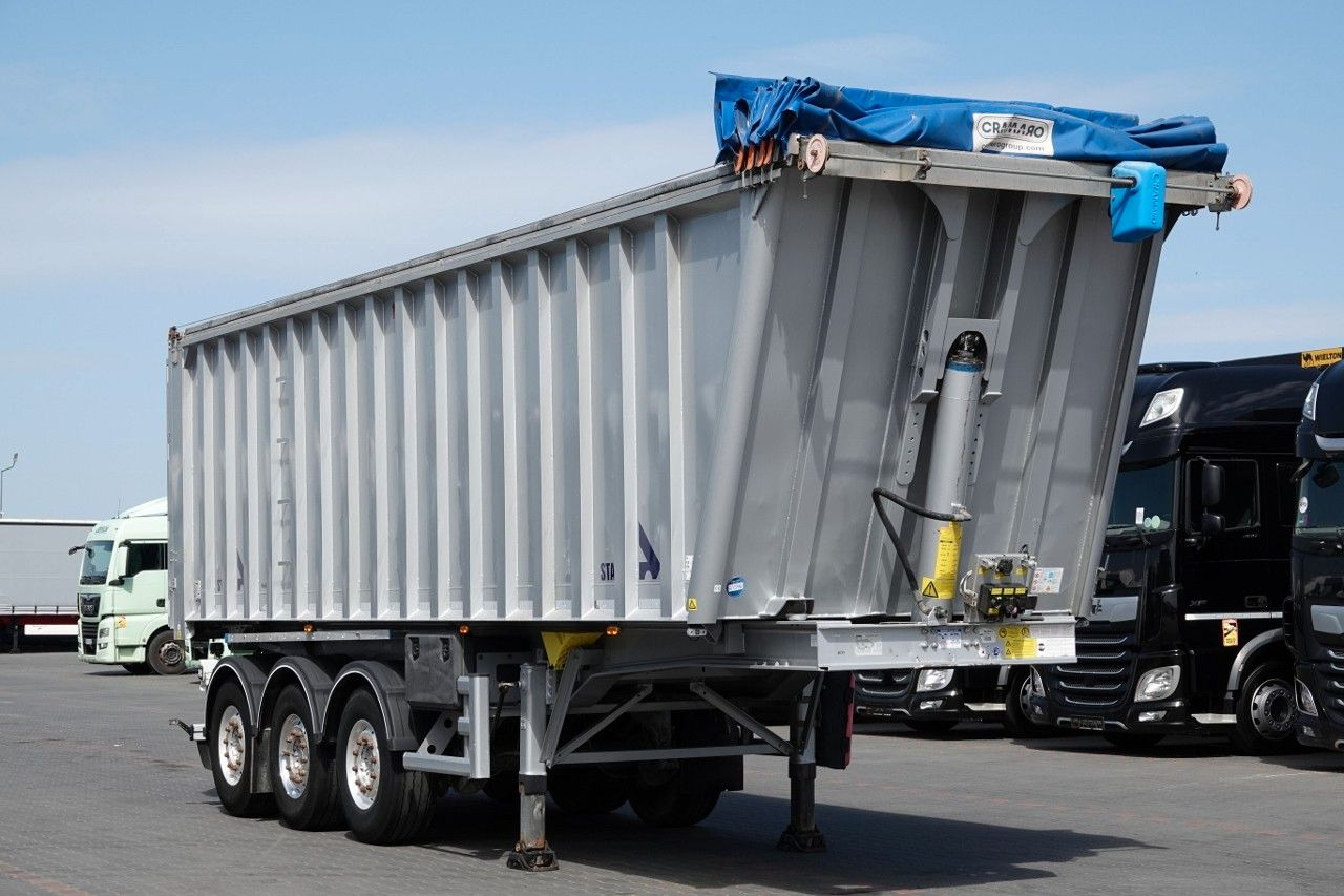 Stas WYWROTKA 43 m3 / ALUMINIOWA / OŚ PODNOSZONA / - قلابة نصف مقطورة نصف مقطورة قلابة: صورة 1 Stas WYWROTKA 43 m3 / ALUMINIOWA / OŚ PODNOSZONA / - قلابة نصف مقطورة نصف مقطورة قلابة: صورة 1