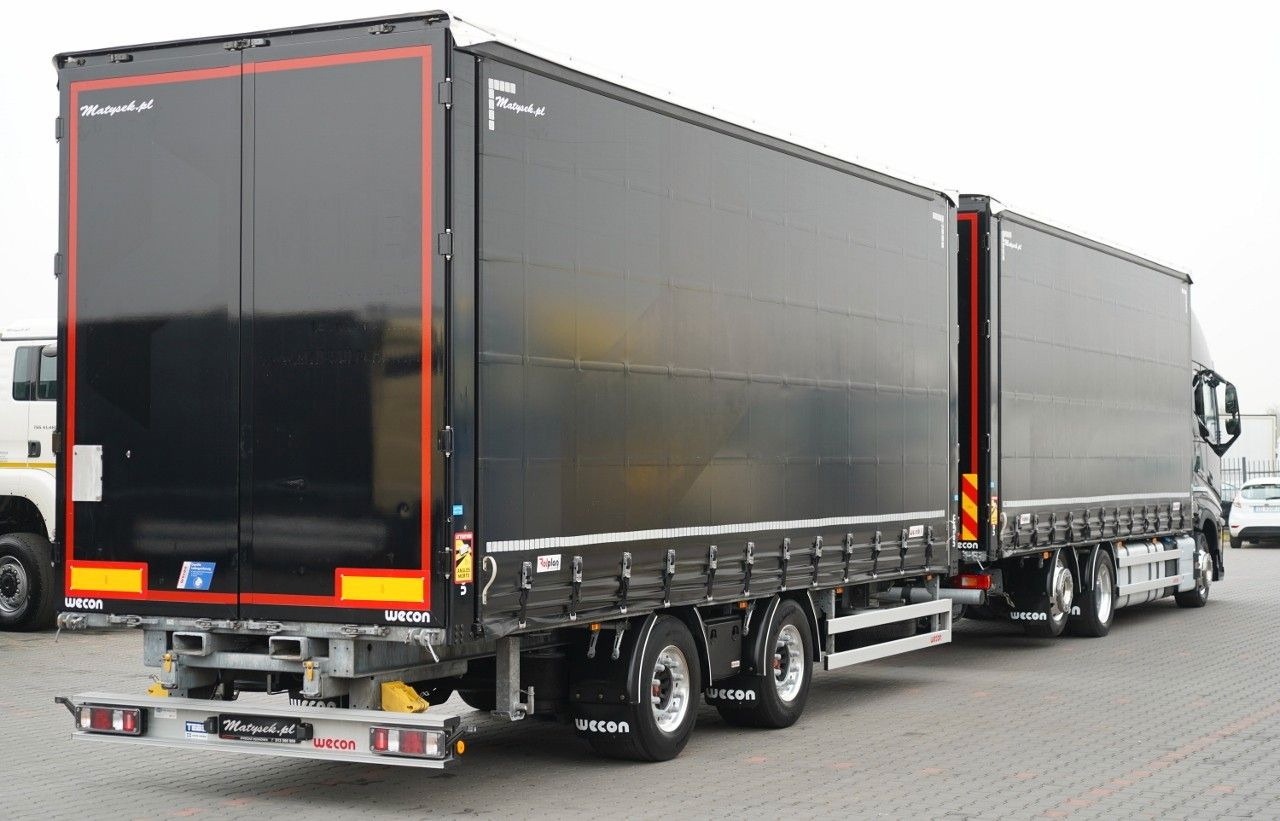Volvo FH 500 /XXL / ZESTAW TANDEM PRZEJAZDOWY 120 M3 / - شاحنة ستارة, مقطورة ستارة جانبية: صورة 4 Volvo FH 500 /XXL / ZESTAW TANDEM PRZEJAZDOWY 120 M3 / - شاحنة ستارة, مقطورة ستارة جانبية: صورة 4