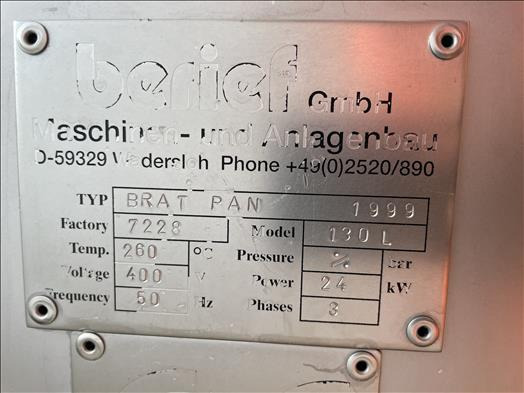 Berief Bratt pan Bratt pan - آلة الغذاء: صورة 5 Berief Bratt pan Bratt pan - آلة الغذاء: صورة 5