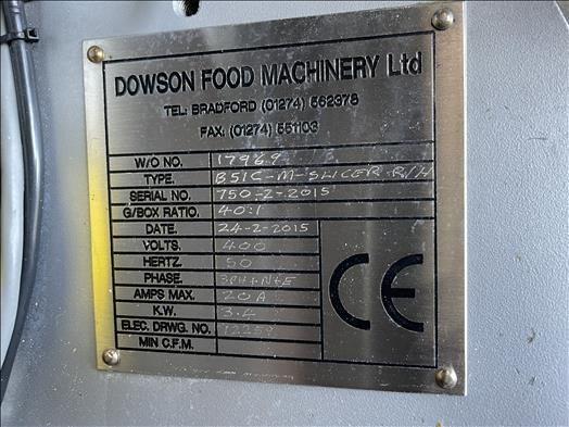 معدات المخابز Dowson B51C bread slicer: صورة 10 معدات المخابز Dowson B51C bread slicer: صورة 10