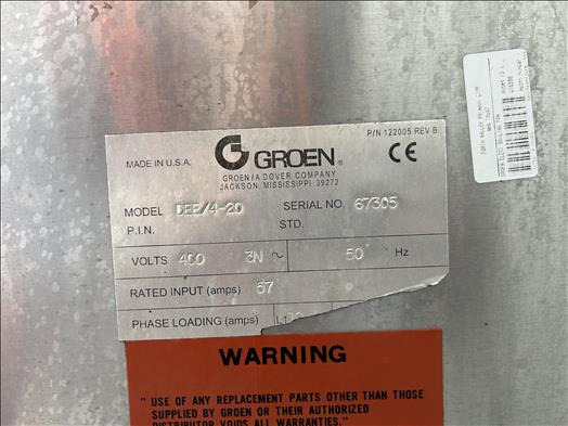 آلة الغذاء Groen DEE420 Tilting kettle: صورة 6