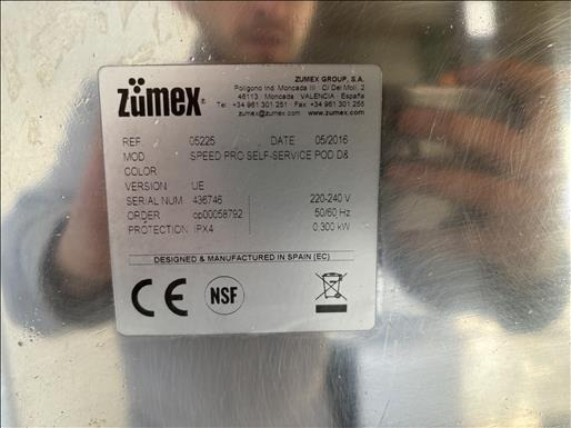 آلة الغذاء Zumex Speed Pro Self Service Juicer: صورة 8