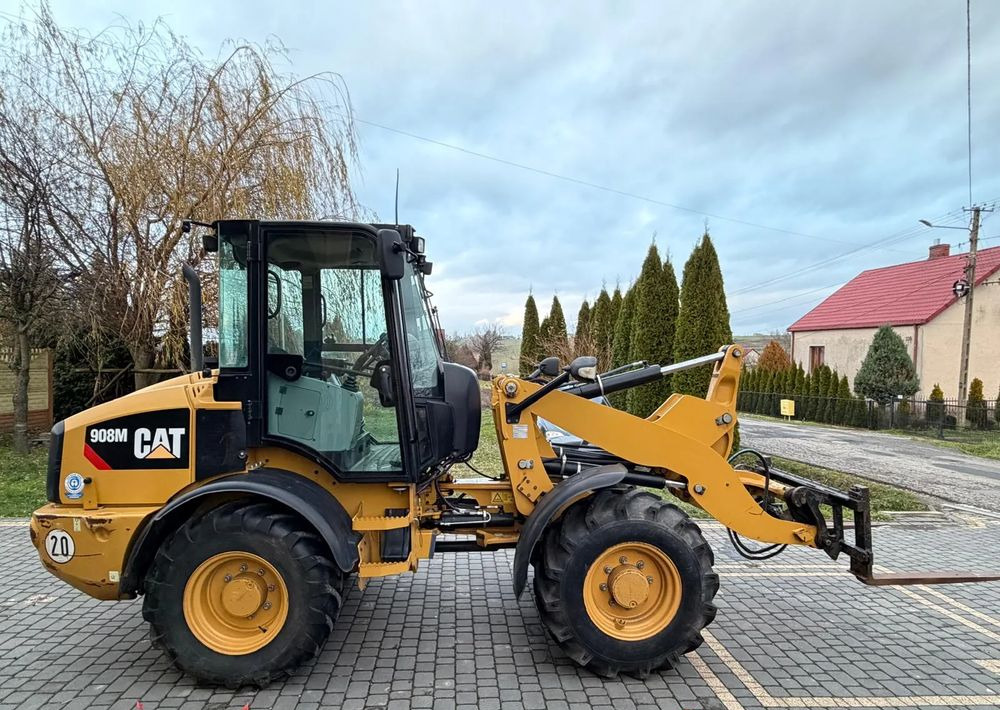 اللودر بعجل Caterpillar CAT 908M / SPROWADZONA / ŁYŻKA SZCZĘKA + WIDŁY / / 2017R / W ORGINALE / Z NIEMIEC / 1 WŁAŚCICIEL/: صورة 8