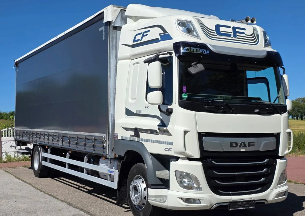 DAF CF290/CF320/FIRANKA/WINDA DHOLLANDIA / E6/JEDEN WŁAŚCICIEL/SPROWADZONY/22PALETY/2019/PODNOSZONY DACH/ JAK NOWY - شاحنة ستارة: صورة 1 DAF CF290/CF320/FIRANKA/WINDA DHOLLANDIA / E6/JEDEN WŁAŚCICIEL/SPROWADZONY/22PALETY/2019/PODNOSZONY DACH/ JAK NOWY - شاحنة ستارة: صورة 1