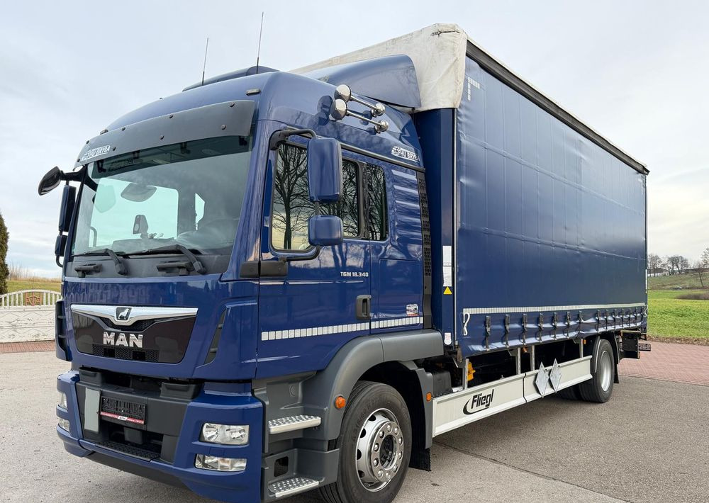 شاحنة ستارة MAN TGM 18.340 / FIRANKA / LIFT / SPROWADZONY / KLIMA POSTOJOWA / 2017 / 9700 ŁADOWNOŚĆ / AUTOMAT / 18 PALET / E6 / WINDA /: صورة 8 شاحنة ستارة MAN TGM 18.340 / FIRANKA / LIFT / SPROWADZONY / KLIMA POSTOJOWA / 2017 / 9700 ŁADOWNOŚĆ / AUTOMAT / 18 PALET / E6 / WINDA /: صورة 8