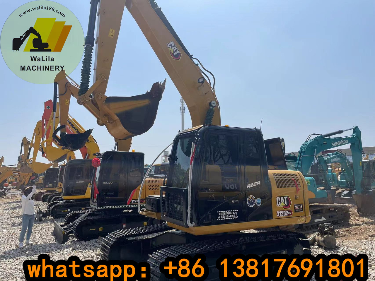CATERPILLAR CAT312D - حفار زحاف: صورة 1 CATERPILLAR CAT312D - حفار زحاف: صورة 1