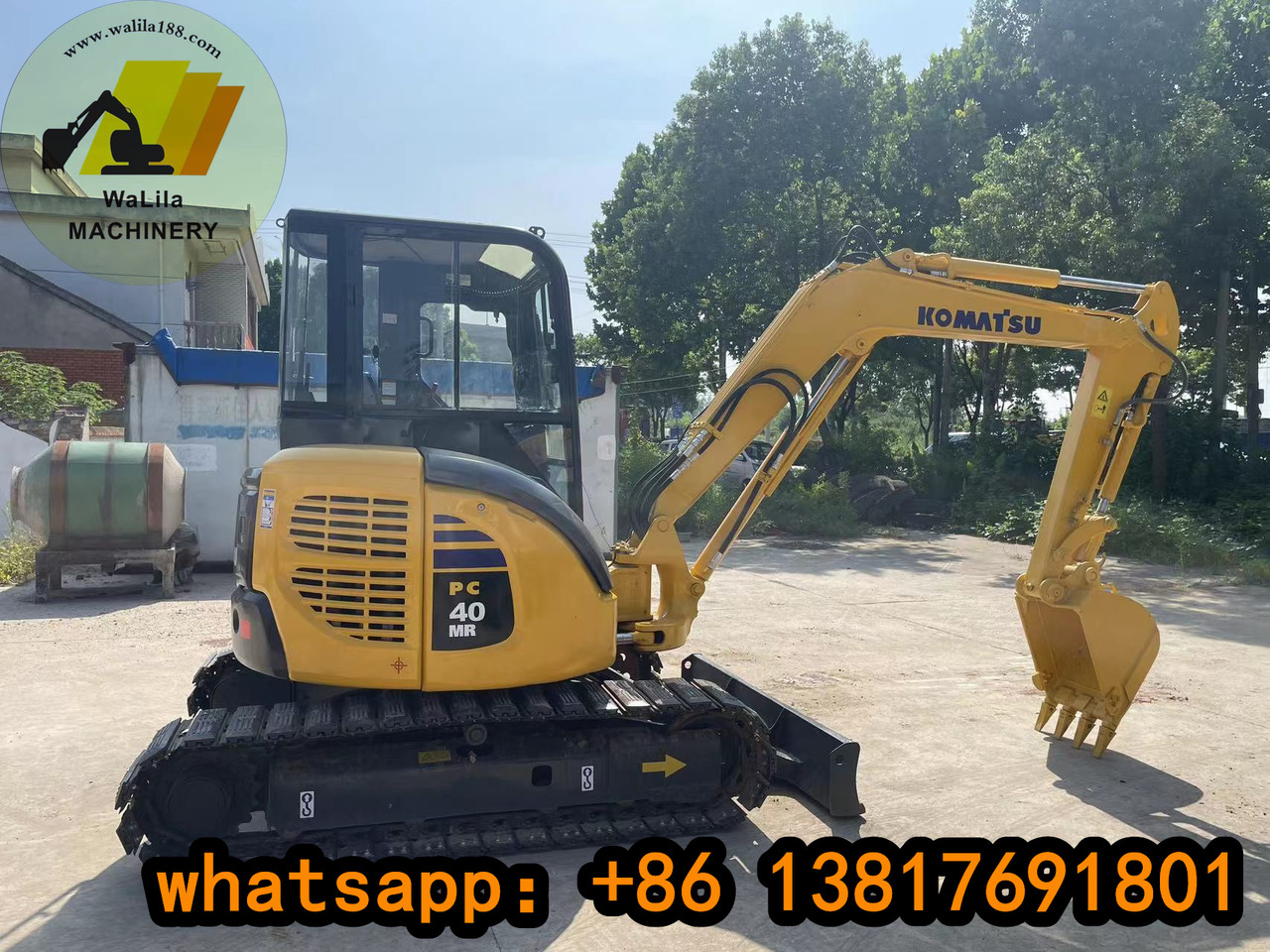 KOMATSU PC 40 MR-3 - حفارة مُصَّغرة: صورة 1 KOMATSU PC 40 MR-3 - حفارة مُصَّغرة: صورة 1
