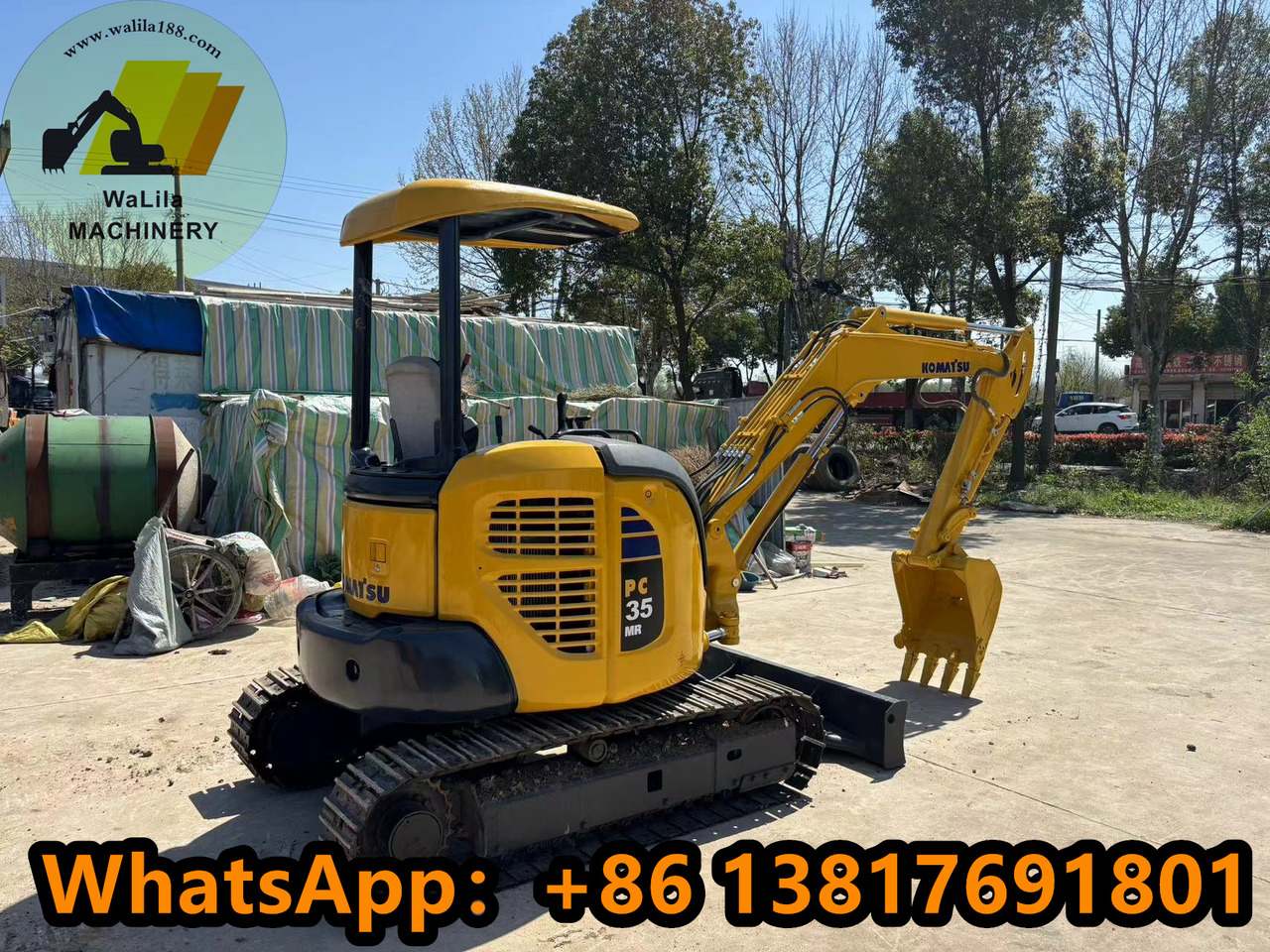 KOMATSU PC35MR - حفارة مُصَّغرة: صورة 1 KOMATSU PC35MR - حفارة مُصَّغرة: صورة 1
