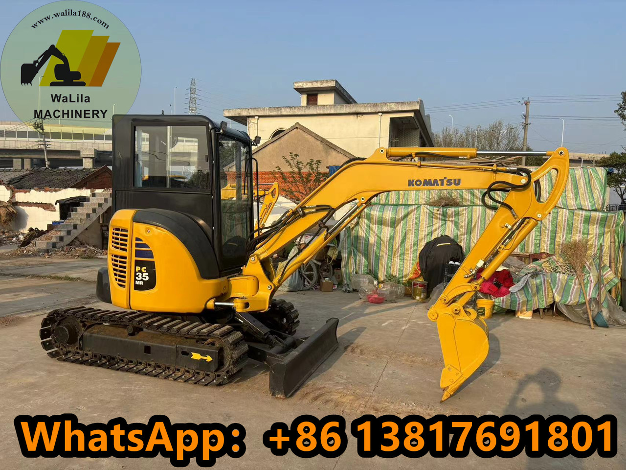 KOMATSU PC35MR - حفارة مُصَّغرة: صورة 1 KOMATSU PC35MR - حفارة مُصَّغرة: صورة 1