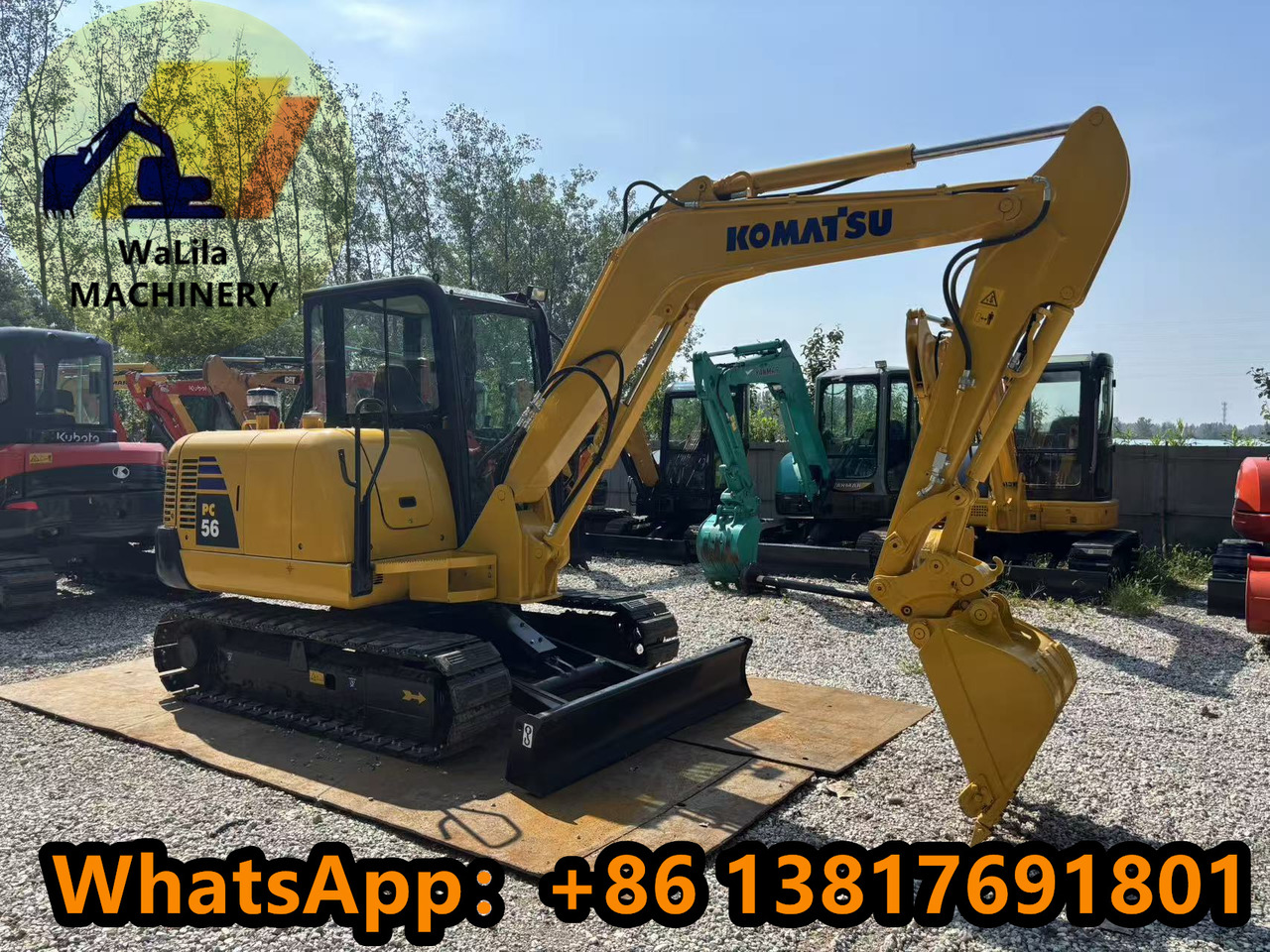 KOMATSU PC56-7 - حفارة مُصَّغرة: صورة 1 KOMATSU PC56-7 - حفارة مُصَّغرة: صورة 1