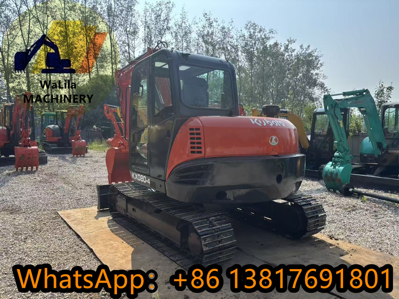 KUBOTA KX080 - حفارة مُصَّغرة: صورة 3 KUBOTA KX080 - حفارة مُصَّغرة: صورة 3