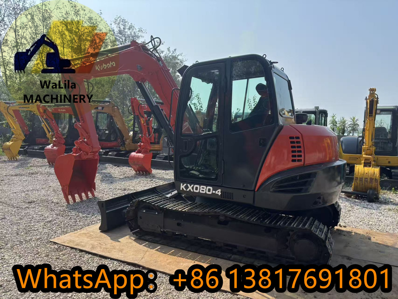 KUBOTA KX080 - حفارة مُصَّغرة: صورة 1 KUBOTA KX080 - حفارة مُصَّغرة: صورة 1