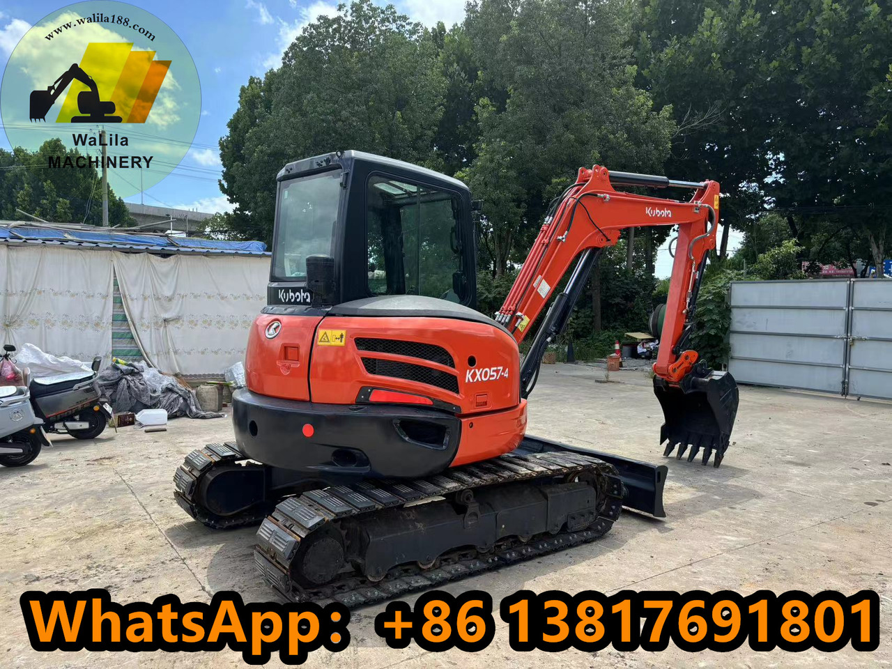 KUBOTA Kx057-4 - حفارة مُصَّغرة: صورة 4 KUBOTA Kx057-4 - حفارة مُصَّغرة: صورة 4