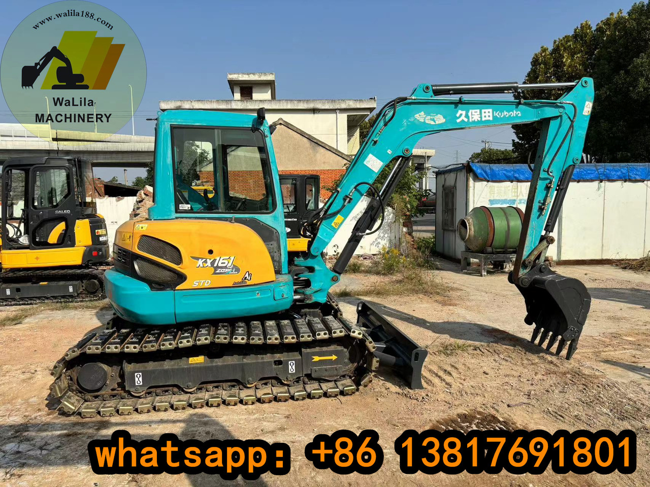 Kubota KX 161 KX161 KX155 KX163 - حفارة مُصَّغرة: صورة 1 Kubota KX 161 KX161 KX155 KX163 - حفارة مُصَّغرة: صورة 1